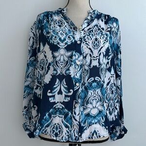 HHBB Haute Hippie Buttoned Blouse